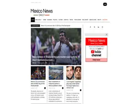 Preview of  mexiconewsdaily.com