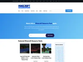 Preview of  minecraft-resourcepacks.com