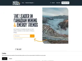 Preview of  miningandenergy.ca