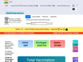 Preview of  mohfw.gov.in