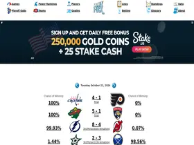 Preview of moneypuck.com