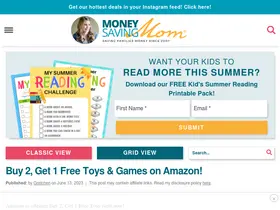 Preview of  moneysavingmom.com