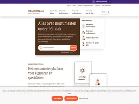 Preview of  monumenten.nl