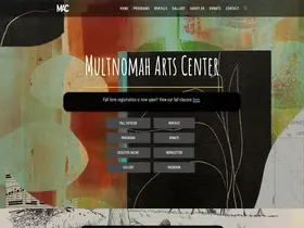 Preview of  multnomahartscenter.org