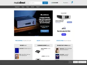 Preview of  musicdirect.com