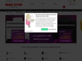 Preview of  musicstore.de