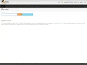 Preview of  mxtoolbox.com