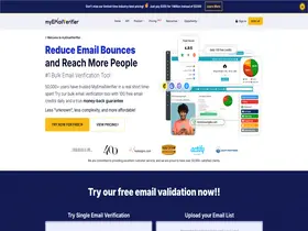 Preview of  myemailverifier.com