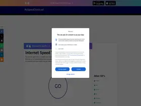 Preview of  myspeedcheck.net