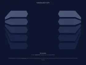 Preview of  nanolocator.com