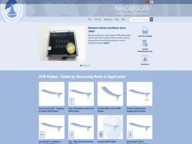 Preview of  nanosensors.com