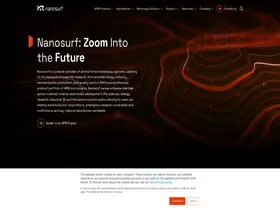 Preview of  nanosurf.com