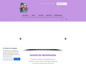 Preview of  nerdchandise-online.de