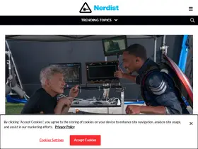 Preview of  nerdist.com