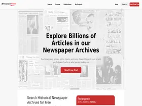 Preview of  newspaperarchive.com