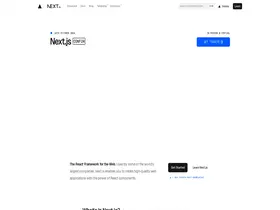 Preview of  nextjs.org