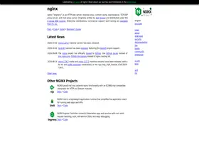 Preview of  nginx.org