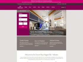 Preview of  niagarafallscrowneplazahotel.com