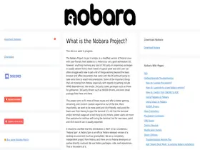 Preview of  nobaraproject.org