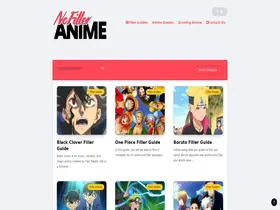 Preview of  nofilleranime.com