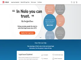 Preview of  nolo.com