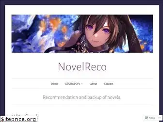 Preview of  novelreco.wordpress.com