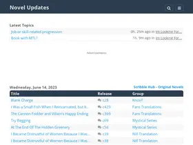 Preview of  novelupdates.com