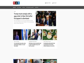 Preview of  npr.org