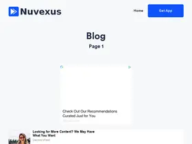 Preview of  nuvexus.com