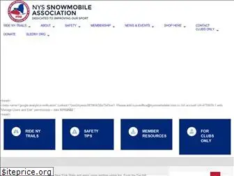 Preview of  nysnowmobiler.com