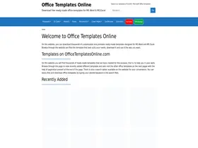 Preview of  officetemplatesonline.com