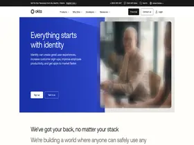 Preview of  okta.com