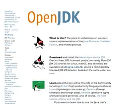 Preview of  openjdk.org