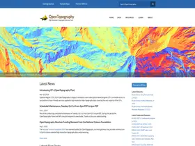 Preview of opentopography.org