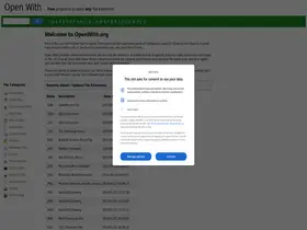 Preview of  openwith.org