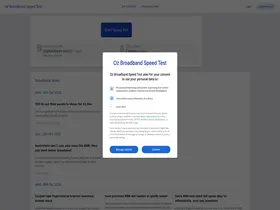 Preview of  ozspeedtest.com