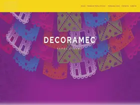 Preview of  papelpicadodecoramec.com.mx