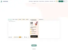 Preview of  paraphraser.io