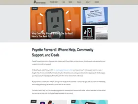 Preview of  payetteforward.com