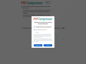 Preview of  pdfcompressor.com