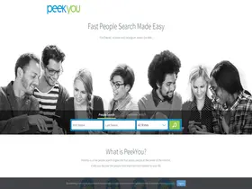 Preview of  peekyou.com