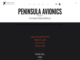 Preview of  peninsulaavionics.com