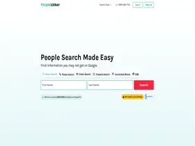 Preview of  peoplelooker.com