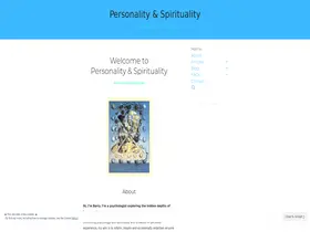 Preview of  personalityspirituality.net