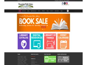 Preview of  pewaukeelibrary.org