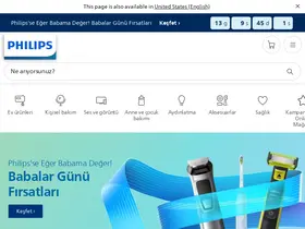 Preview of  philips.com.tr