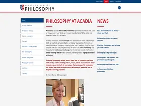 Preview of  philosophy.acadiau.ca