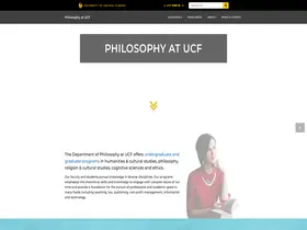 Preview of  philosophy.ucf.edu