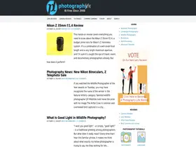 Preview of  photographylife.com