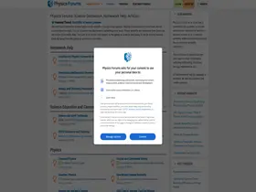 Preview of  physicsforums.com